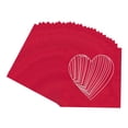 thumbnail image 3 of Cherry Red Suede Picture Frame Mat for 30x30 Frames - Heart Opening for 26x26 Photos - 25 Mats, 3 of 7