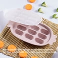 thumbnail image 4 of Transemion Sausage Baking Tools Food Molds Nibble Trays Homemade Container Kitchen Gadgets Freezer Storage Tray with Lid Breast Milk Puree Blue, 4 of 8