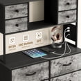 thumbnail image 6 of Dresser for Bedroom with 12 Drawers, Chest of Drawers for Bedroom Clearance, Bedroom Dresser, Fabric Drawer and Wooden Top with Steel Frame for Living Room, 6 of 7
