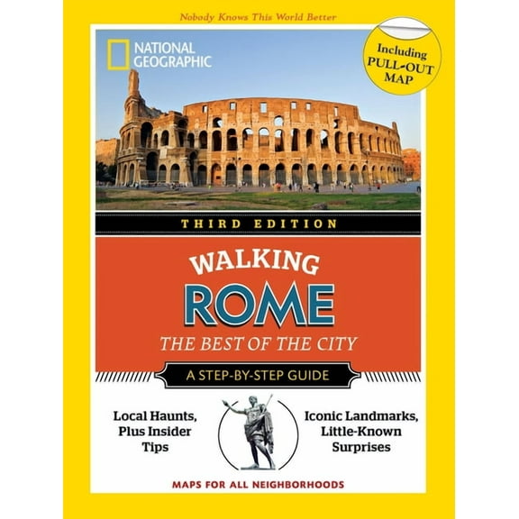 National Geographic Walking Guide National Geographic Walking Rome, 3rd Edition, (Paperback)