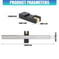 thumbnail image 5 of Multifunction Combination Square Ruler Angles Guide Adjustable Positioning Block, 5 of 13