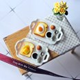 thumbnail image 3 of 52 Casa de muñecas accesorios para casa de muñecas miniatura accesorios de tiro modelo juguete hamburguesa plato de desayuno D440, 3 of 6