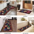 thumbnail image 6 of Mexican Skulls Kitchen Mat Set of 2, Colorful Sugar Skull Calavera Day of The Dead Kitchen Rug Decor Home Decorations, Día de Los Muertos Floor Mat, 6 of 6