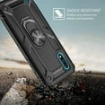 thumbnail image 5 of Dteck Samsung Galaxy A01 Case, 360 Metal Rotating Ring Kickstand Hybrid Shockproof Duty Armor Protective Cover Case For Samsung Galaxy A01, Silver, 5 of 5