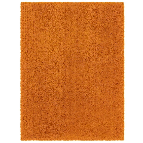 Linon Trio Zag Hand Tufted Polyester 8'x10' Rug in Blue