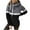 Black, variant on Fesfesfes Women Hooded Casual Patchwork Pullover Turleneck Hoodies Long Sleeve Drawstring Hooded Tops Sweatshirt