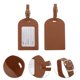 thumbnail image 3 of Ofertas Únicas 1 Pc Etiqueta de Equipaje Duradera para Viajar de Poliéster Marrón, 3 of 5
