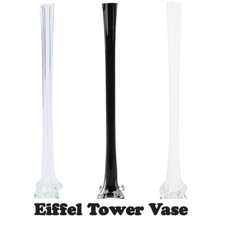 12pc Wedding Eiffel Tower Vase Centerpiece Decorations Clear