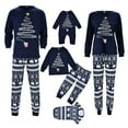 thumbnail image 1 of UJNDER Robe de Famille Automne Hiver Noël Loisirs Fête Tous Pyjamas Ensemble Robe Parent Chien Bleu P, 1 of 7
