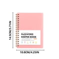 thumbnail image 6 of A6 Mini Password Book – Spiral Bound Pocket Notebook with Alphabetical Tabs (4.25x5.7in, Durable PP Cover), 6 of 6