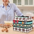 thumbnail image 6 of FOR U DESIGNS Geometric Stand Mixer Cover Portable Mixer Dust Covers Multi Pockets for Various Kitchen Appliance Accessories Dust Cover with Top Handle and Pocket - L, 6 of 8