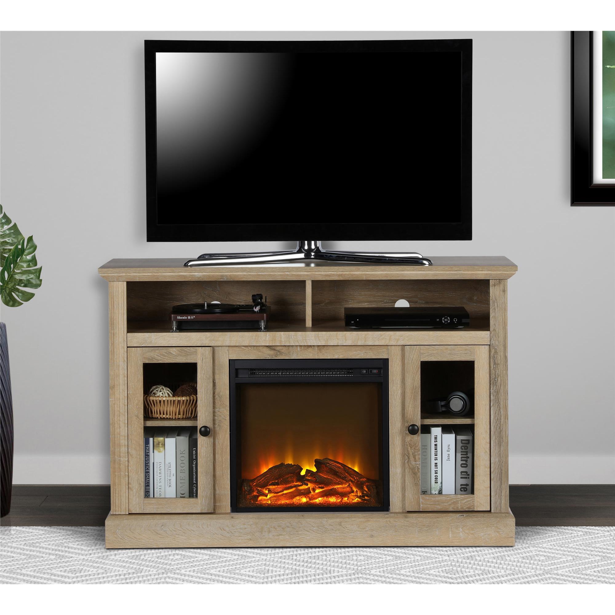 Ameriwood Home Chicago Electric Fireplace TV Console for TVs up to a 50\ by Ameriwood