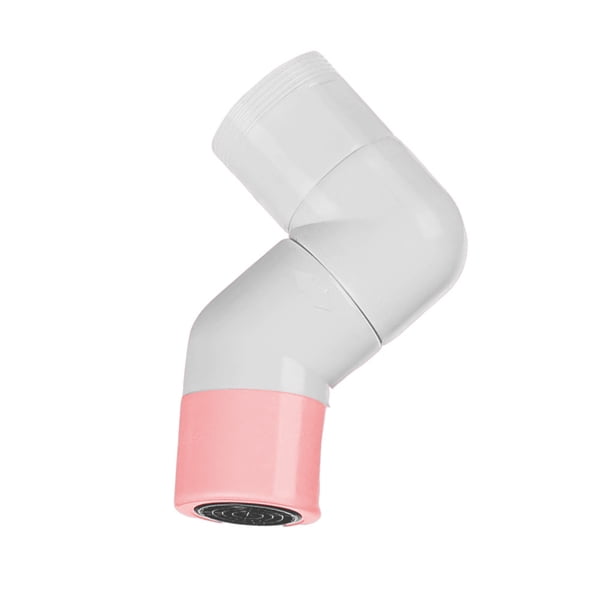 Bewildely Extensor de grifo de fregadero adaptador de baño de aireador de rociador de lavabo ajustable Cocina y Comedor blanco rosa Bewildely HA061961-06B