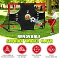 thumbnail image 4 of Juego de 2 porterías de fútbol para niños WOVUO, 6 x 4 pies con objetivo de fútbol, pelota, 4 of 7