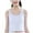 White, variant on Training Bras for Girls with Lightly Pads Teen Cotton Camisoles Undershirts Kids Crop Tank Tops Size 7-14 Years White S