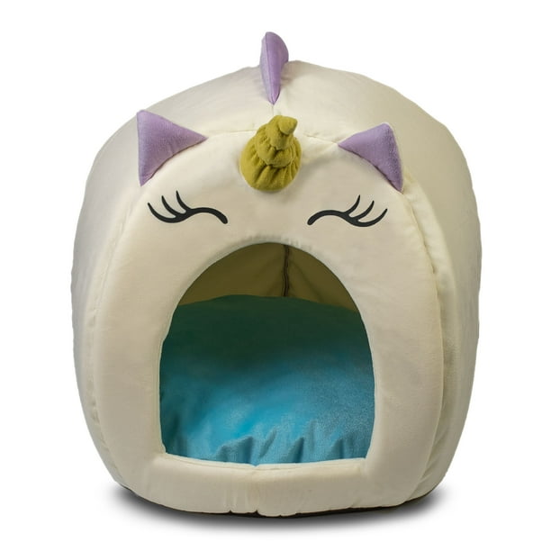 Vibrant Life Unicorn Pet Bed, Cream