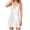 White, variant on Tumotour Nightgowns For Women Mini Dress Pajamas Loungewear Sleeveless Nightgown Solid Color Lace Sleepwear Chemise Lingerie Dress Tank Sleepwear Lace Nightshirt With Padded Cups
