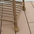 thumbnail image 2 of Afuera Living Wicker / Rattan Patio End Table in Honey Brown, 2 of 2