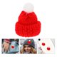 thumbnail image 5 of 10 piezas de mini sombreros de Navidad para decoración de fiesta de Navidad, pequeños sombreros de Papá Noel tejidos, accesorios artesanales hechos a mano para fiestas en el hogar, 5 of 5