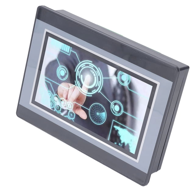 Pantalla Táctil PLC, Controlador Lógico Programable Con Pantalla Táctil PLC HMI 7 Pulgadas 6 3K Conteo De Alta Velocidad Para Controlador Industrial