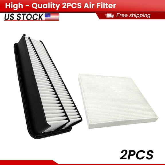 ACB ZONE Engine Air Filter and Cabin Air Filter Kit for Toyota Tacoma 2005-2015 V6 4.0L, OEM Air Filter Replacement (CA9683 CF10374)