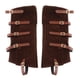 thumbnail image 3 of Fundas para botas de disfraz, polainas medievales de caballero guerrero, accesorios para disfraz, botas de PU Marrón, 3 of 8
