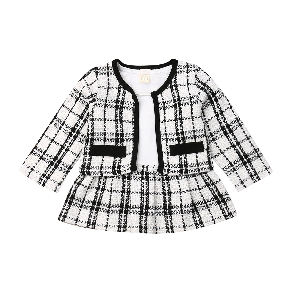 Checkered Skirt Skirt with pockets Girls Skirts Skirt Spring Clothes Girls Clothes
