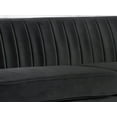 thumbnail image 4 of Uspridefurniture Velvet Loveseat -Black, Removable Seat Cushions, 4 of 5