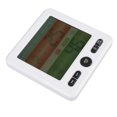 thumbnail image 1 of Indoor , DC5V Power Cable Digital Color Screen Alarm Pro Accuracy Calibration Digital Hygrometer Backlit Display Intelligent Bedside Clock Humidity Monitor For Home, 1 of 8