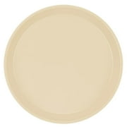 Cambro 1200537 12" Round Cameo Yellow Customizable Fiberglass Camtray - 12/Case
