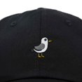 thumbnail image 2 of Dalix Seagull Embroidered Cap Cotton Baseball Hat Bird Womens in Black, 2 of 5