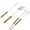 Multicolor, variant on TAKTUK Cleaning Supplies,Kitchen Gadgets,3pcs Barbecue Tools Set Grilling Tongs Fork Spatula CLainless CLeel BBQ Utensil,Tools