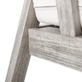 thumbnail image 6 of CARZZI LIFE Outdoor Patio Club Chair with Thick Waterproof Cushion, Deep Seating Design for Backyard, Garden, Porch and Balcony Use (Light Gray + Acacia Wood + Foam), 6 of 9