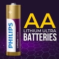 thumbnail image 2 of Batería de litio PHILIPS AA 1,5 V L91, paquete de 8 unidades, 10 años de almacenamiento, 2 of 7