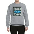 thumbnail image 2 of Wild Bobby, Ford Built Tough, Cars and Trucks, Unisex Crewneck Graphic Sweatshirt, Heather Grey, XX-Large, 2 of 4
