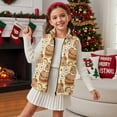 thumbnail image 2 of Pzuqiu Capybara Girl Outerwear Vest Size 2 Versatile Casual Winter Lightweight Sleeveless Fleece Jacket with Pocket Personalized Wind Proof Warm for Teen Girls Trendy, 2 of 7