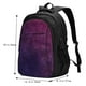 thumbnail image 5 of Disketp Black Dark Blue Purple Mochila de Viaje Estampada para Laptop con Puerto de Carga USB, Mochila Impermeable para Computadora – Regalo para Hombres y Mujeres, 5 of 7