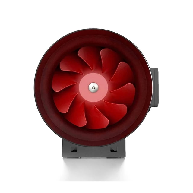 6 Inch Quiet Plastic Inline Duct Fan Exhaust Vent Blower, Low Noise ,Fast Wind Speed