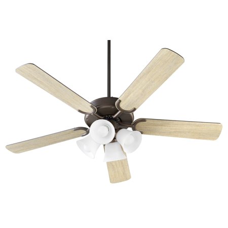 

Quorum International 6525-4 Virtue 52 5 Blade Led Indoor Ceiling Fan - Bronze