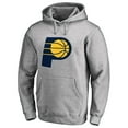 thumbnail image 2 of Men's Heather Gray Indiana Pacers Primary Logo Pullover Hoodie, 2 of 3