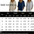 thumbnail image 3 of Linen Shirts for Women Summer Tops Button Down V Neck 3/4 Sleeve Boho Cotton Blouses Casual Loose Basic Solid Tunic Tops Beige S, 3 of 7