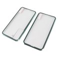 thumbnail image 1 of Smartphone Magnetic Case, Double Sided Glass Green Metal Full Wrap Phone Protective Case Dustproof  for S22, 1 of 7