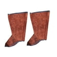 thumbnail image 3 of 1 Pair Retardant Welding Spats Cover /Abrasion Resistant Flame safety 12 Inch - Brown, 3 of 6
