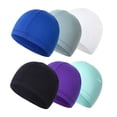 thumbnail image 2 of Gorra de montar de seda de hielo, gorra deportiva para exteriores, gorra con forro para casco de bicicleta a prueba de viento, gorra deportiva transpirable que absorbe el sudor, 2 of 6
