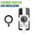 thumbnail image 4 of Cellet Universal Magnetic Adapter Ring for MagSafe Compatibility, 3-Pack with Easy Alignment Kit (Black, White, Blue), 4 of 7