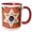 Red/White, variant on 3drose, Czech Republic, Plzen, Great Synagogue - Eu06 Wbi0337 - Walter Bibikow, 11oz Two-tone Red Mug
