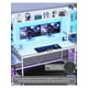 thumbnail image 4 of Zocalo Escritorio Gamer Para Pc 190cm Con Luces, Enchufes, Estantes - Blanco, 4 of 4