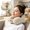 Beige, variant on YFGEFTR Travel Pillow, Inflatable Travel Neck Pillow, Super Lightweight Portable Headrest for Airplane/Car/Home/Office/Sleeping Rest