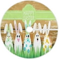 thumbnail image 1 of FMSHPON Easter Eggs Bunny Xmas Christmas Tree Skirt Stand Mat for Holiday Party Decoration Indoor Outdoor 36 inches, 1 of 6