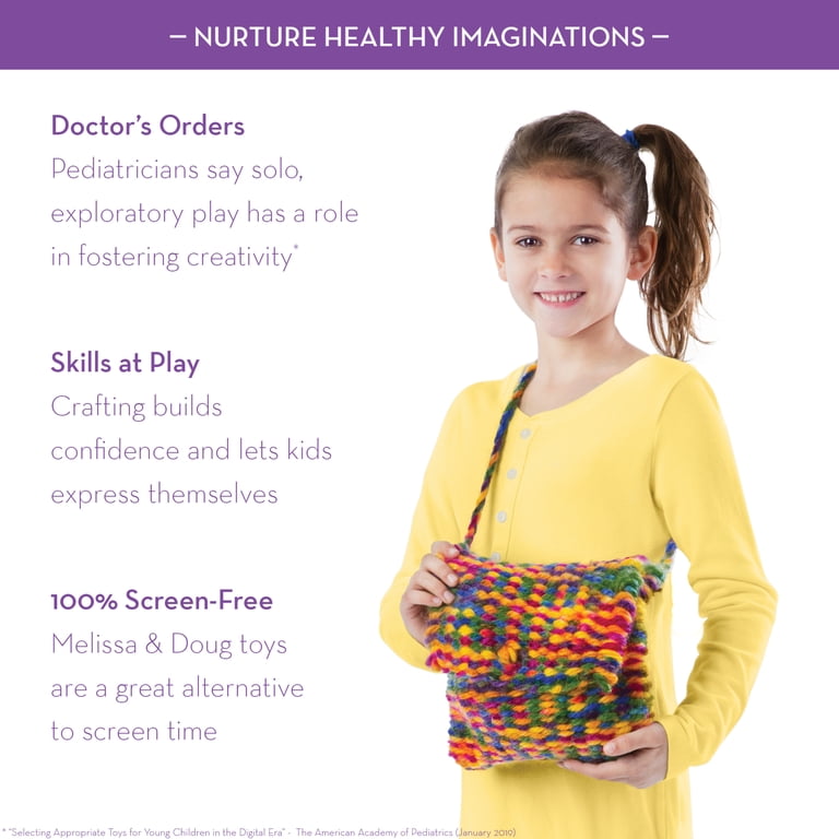 Melissa & Doug Wooden Multi-Craft Weaving Loom, Extra-Large photo 8